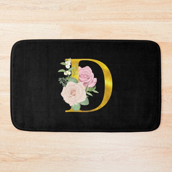 Item preview, Gold Floral Letter D | Wedding Letters designed and sold by SerendipityNow.