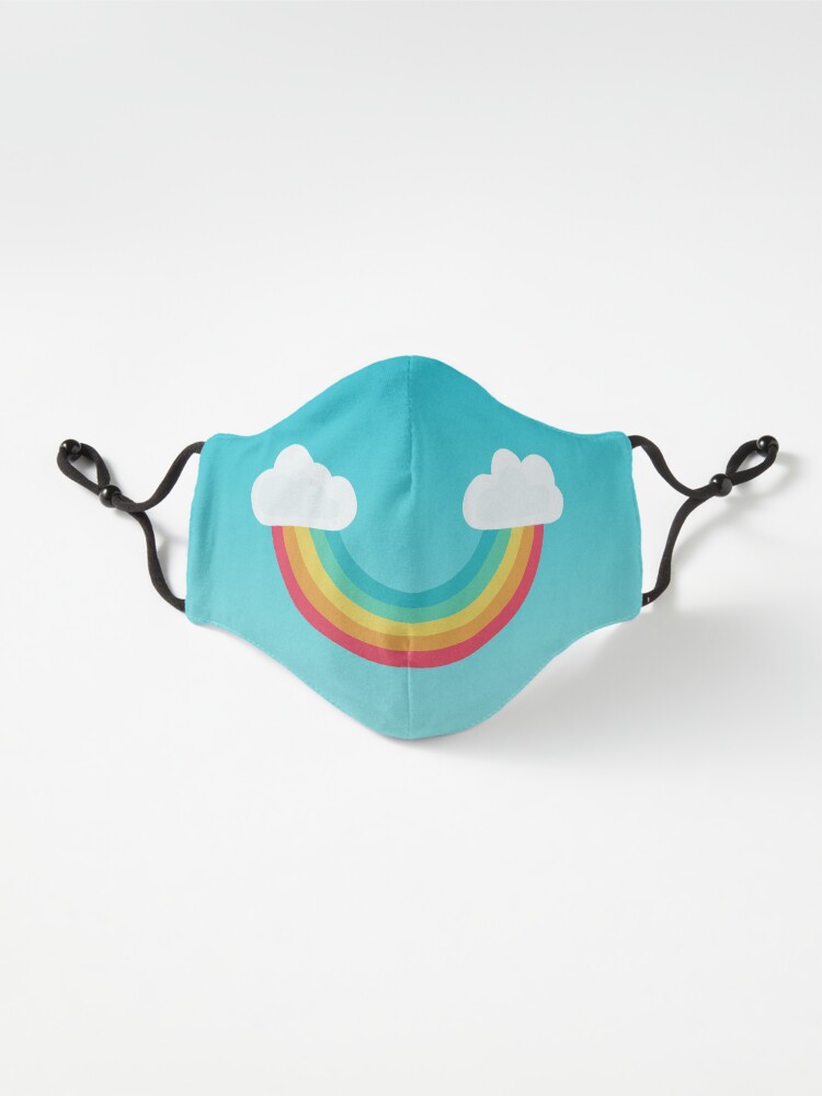 Alternate view of Rainbow Smile Mask