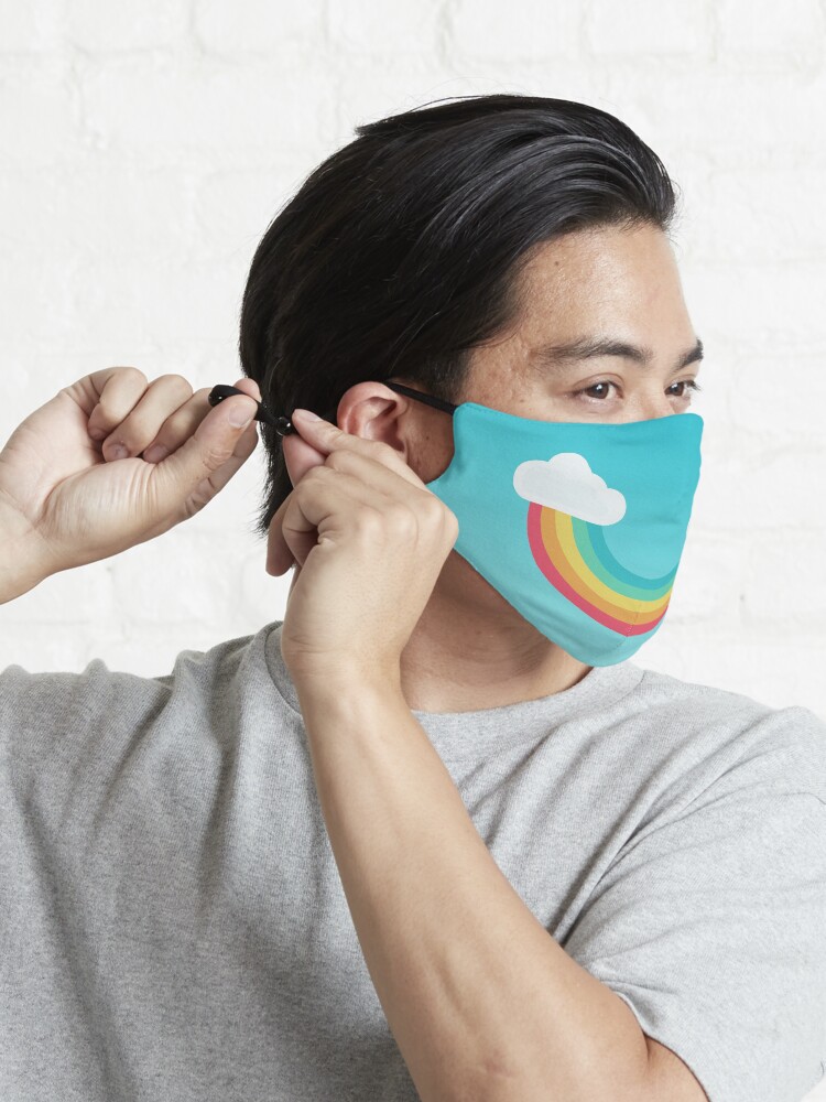 Alternate view of Rainbow Smile Mask