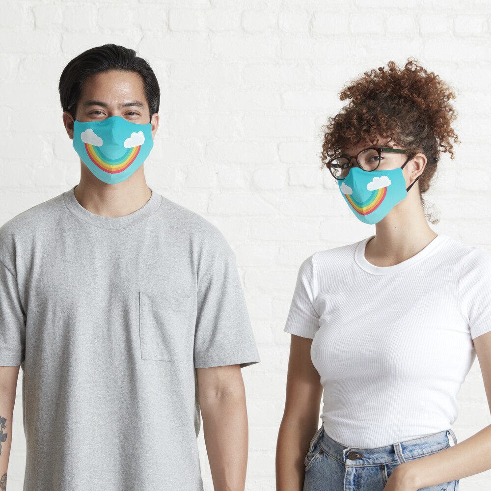 Rainbow Smile Mask