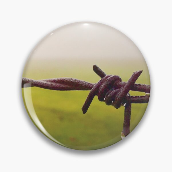 Item preview, Barb wire on a cold frosty morning designed and sold by Rebeccadalton.