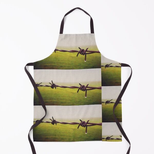 Item preview, Barb wire on a cold frosty morning designed and sold by Rebeccadalton.