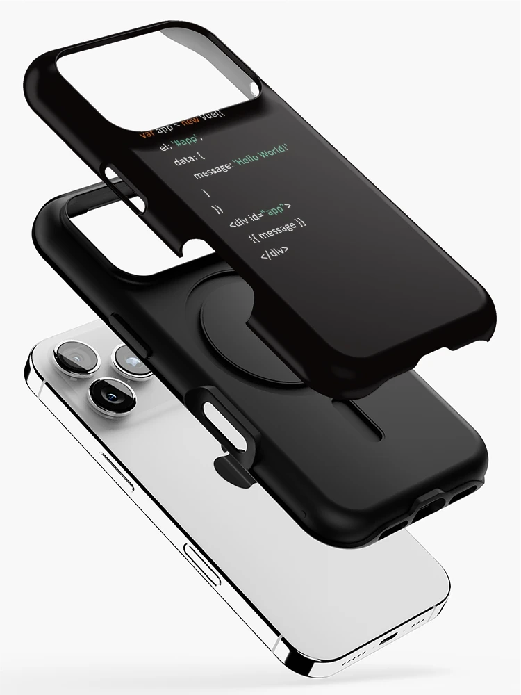 Thumbnail 2 of 4, iPhone Case, Vue JS VueJS JavaScript Framework designed and sold by vladocar.