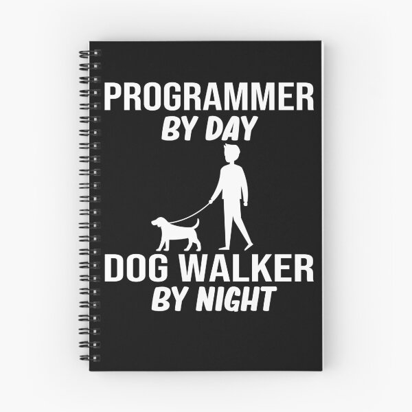 Item preview, programmer by day dog walker by night gift designed and sold by alaechamlal.