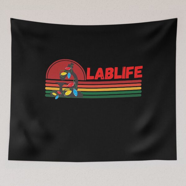 Item preview, MEDICAL LABORATORY SCIENTIST CHRISTMAS HALF CIRCLE SUNSET LABLIFE MICROSCOPE with LIGHTS  designed and sold by Hippiesole.