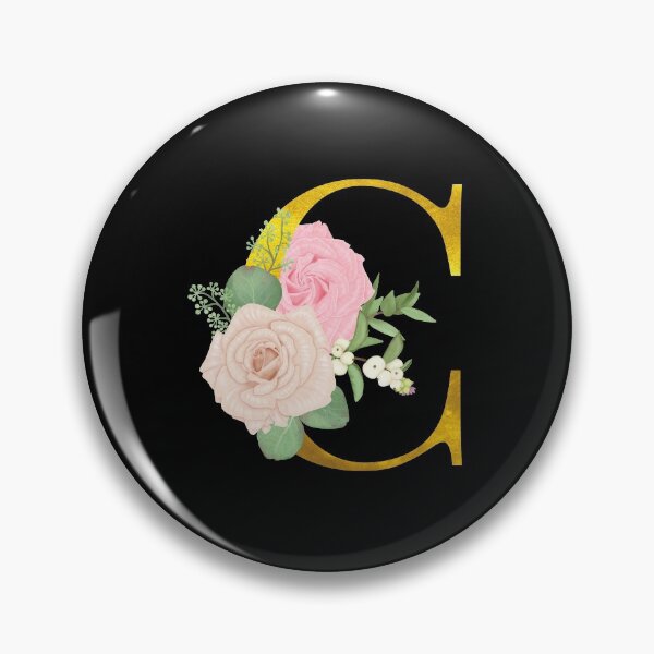 Item preview, Gold Floral Letter C | Wedding Letters designed and sold by SerendipityNow.