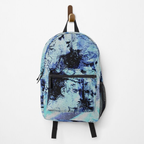 Item preview, A Sheet of Heads in Blue designed and sold by chaze-cha.