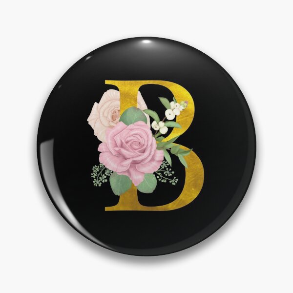Item preview, Gold Floral Letter B | Wedding Letters designed and sold by SerendipityNow.