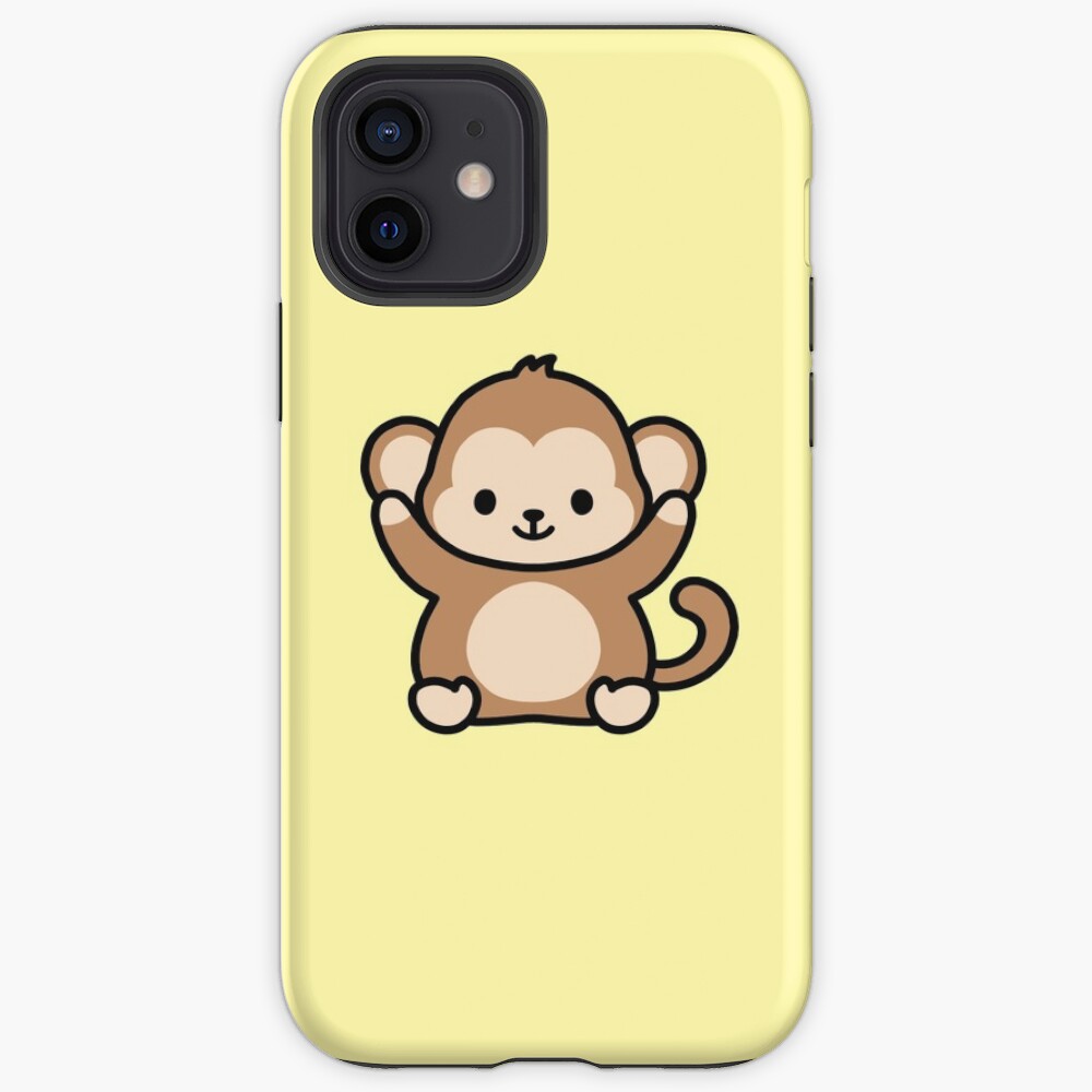 "Monkey" iPhone Case & Cover by littlemandyart Redbubble