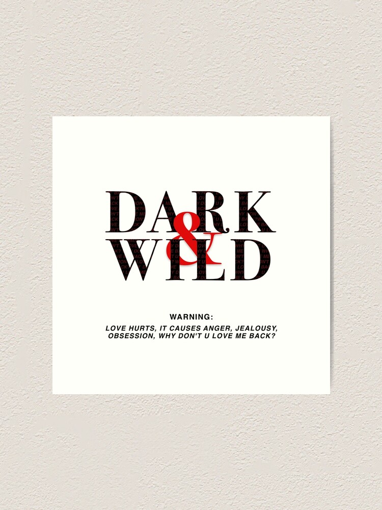 bts dark and wild art