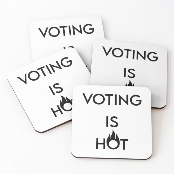 Item preview, VOTING IS HOT designed and sold by MJLdesigns.