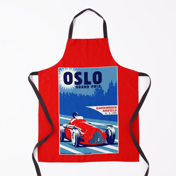 Item preview, "OSLO GRAND PRIX" Vintage Auto Race Print designed and sold by posterbobs.