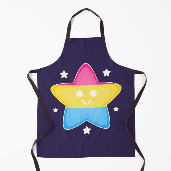 Item preview, Cute Cartoon Pan Flag Star designed and sold by QueerShop.