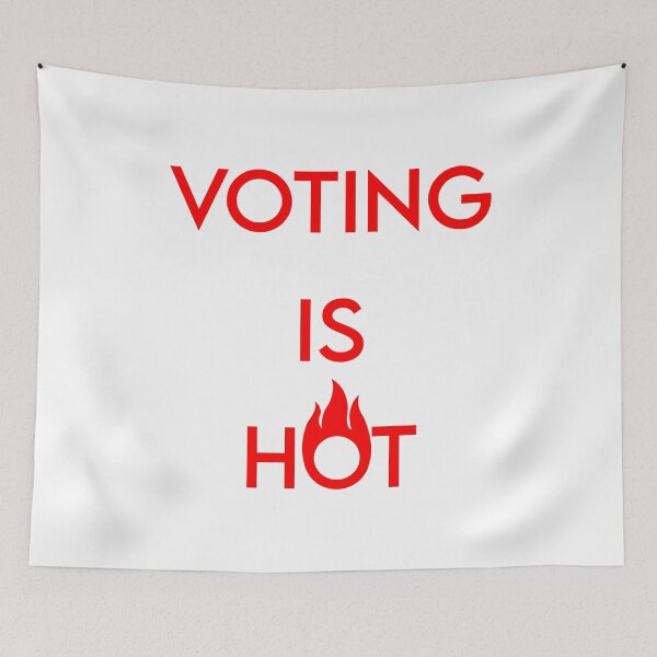 Item preview, VOTING IS HOT designed and sold by MJLdesigns.