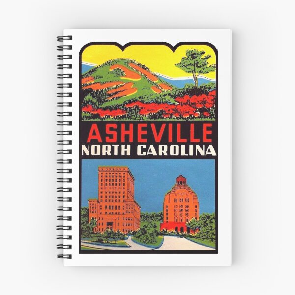 Item preview, Asheville North Carolina Vintage Travel Decal designed and sold by hilda74.