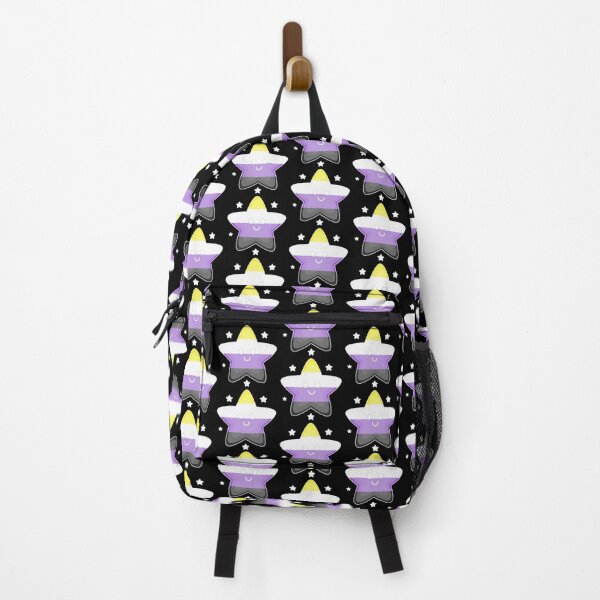 Item preview, Cute Cartoon Enby Flag Star designed and sold by QueerShop.