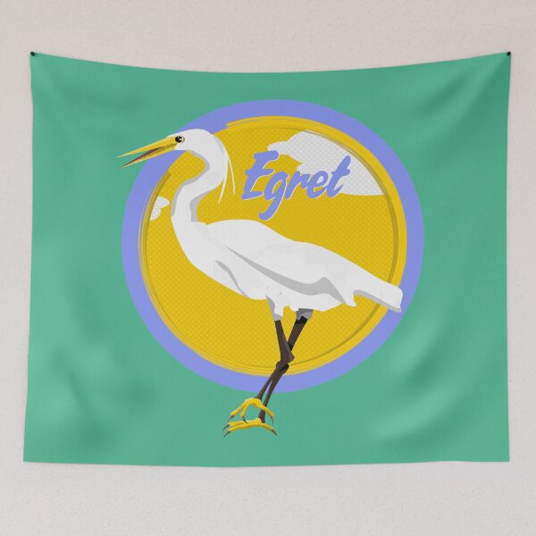 Item preview, Egret designed and sold by piedaydesigns.