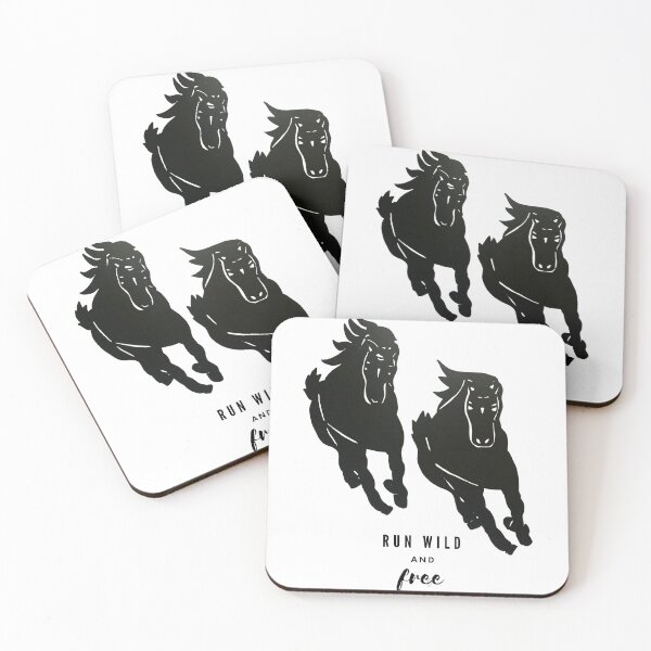 Item preview, Run Wild and Free - Wild Horses Screen Print designed and sold by Christie Olstad.