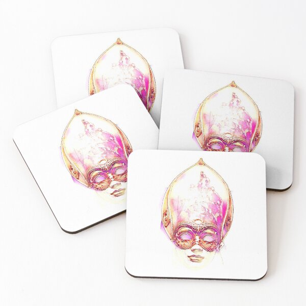 Artikelvorschau, Maske in pink entworfen und verkauft von Bless-Up-Store.