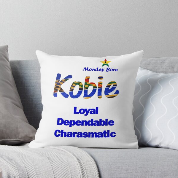 Item preview, Monday Born Ghanaian Male Name 'Kobie' in Blue designed and sold by WhoWeAre.