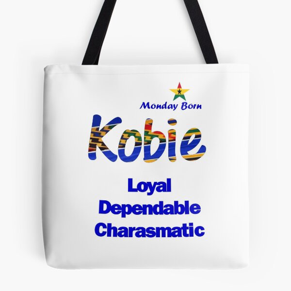 Item preview, Monday Born Ghanaian Male Name 'Kobie' in Blue designed and sold by WhoWeAre.