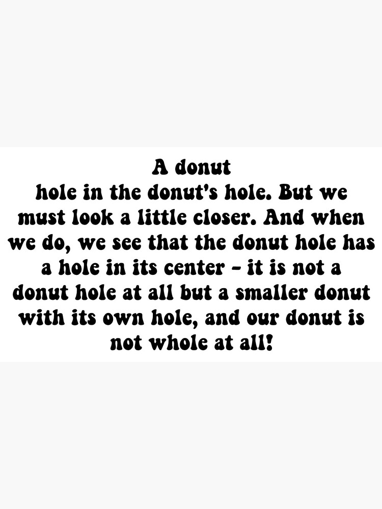 Full Quote: A Donut Hole Within A Donut's Hole, Knives Out Throw