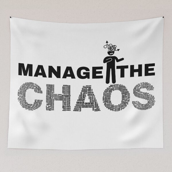 Item preview, Manage the Chaos designed and sold by Spicy Chilli.