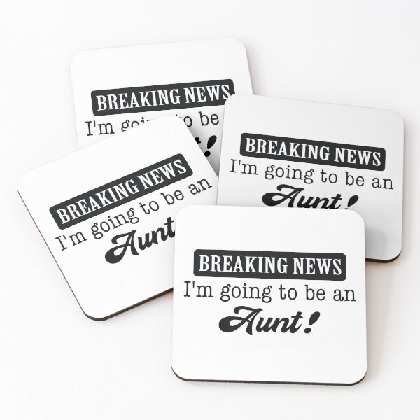 Item preview, Breaking News - I'm Going to be an Aunt! designed and sold by LovenLaughter.