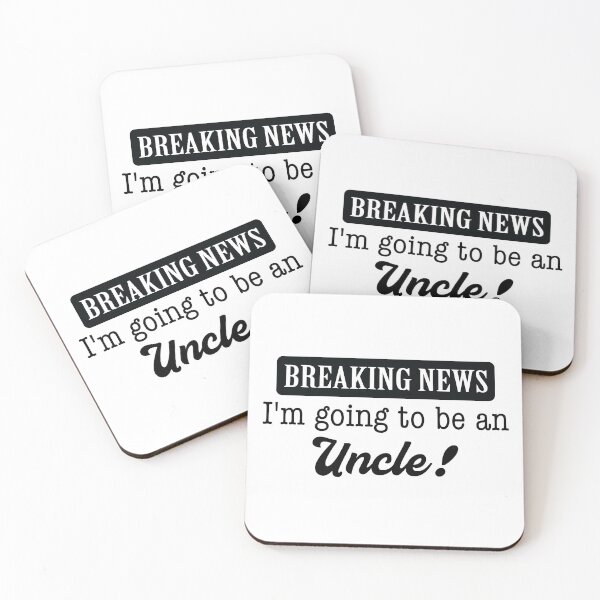 Item preview, Breaking News - I'm Going to be an Uncle! designed and sold by LovenLaughter.