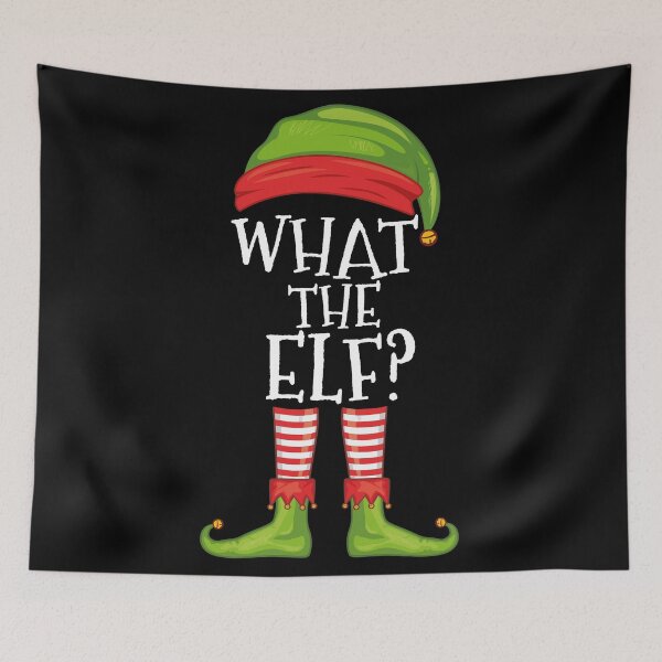 Item preview, What The Elf Funny Christmas Matching Gift designed and sold by OdmiDesign.