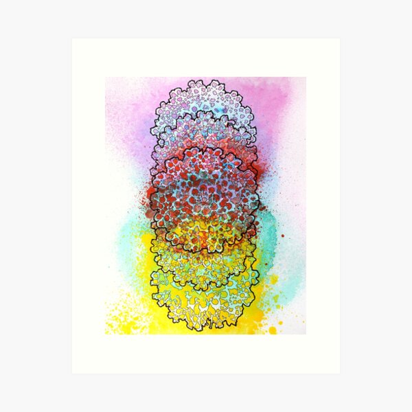 Stain 6 Art Print