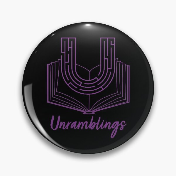 Item preview, Unramblings Logo - Purple on Black designed and sold by Unramblings.