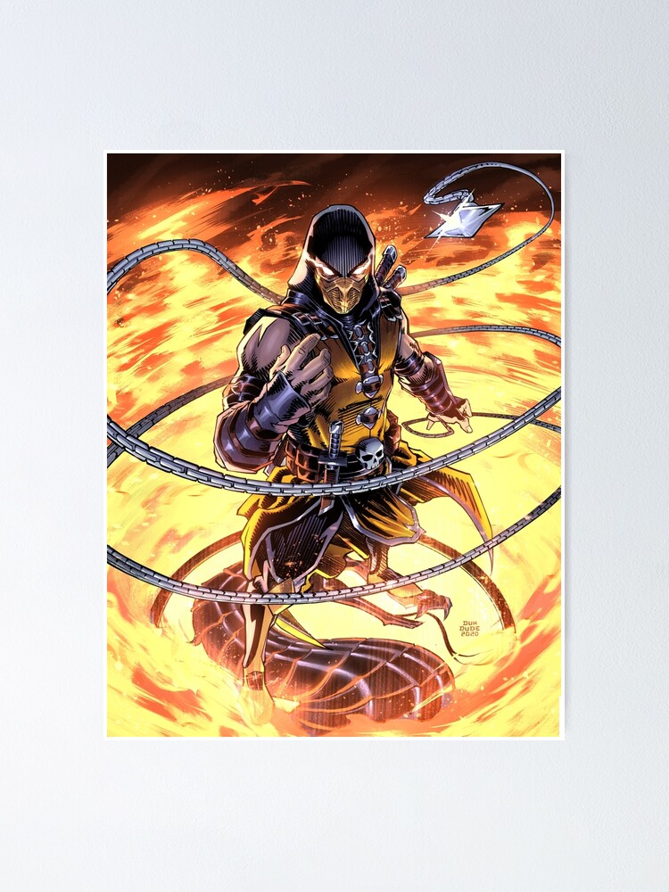 Poster Mortal Kombat - Scorpion, Wall Art, Gifts & Merchandise