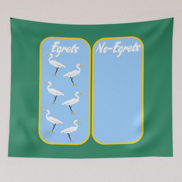 Item preview, No Regrets Egrets designed and sold by piedaydesigns.