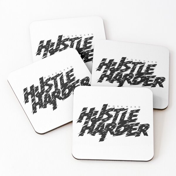 Item preview, Work Hard Hustle Harder Design  designed and sold by BLAKVERSE DESIGNS.