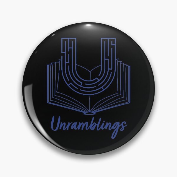 Item preview, Unramblings Logo - Blue on Black designed and sold by Unramblings.