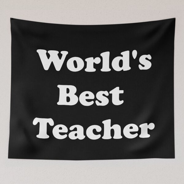 Item preview, World's Best Teacher designed and sold by ThingsByJoy.