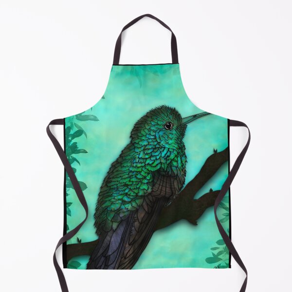 Item preview, Coloured Hummingbird, digital abstract nautre bird art designed and sold by MayGreenAbgrall.