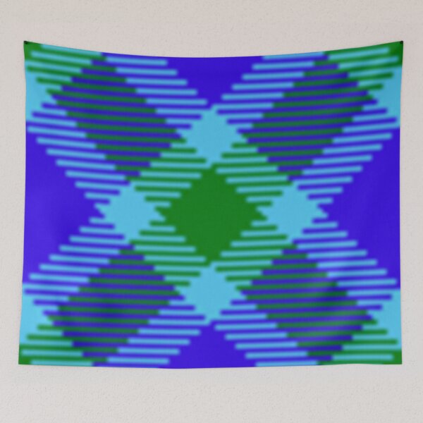 Item preview, Sheek Purple, green, teal tartan designed and sold by DaughterofYah.