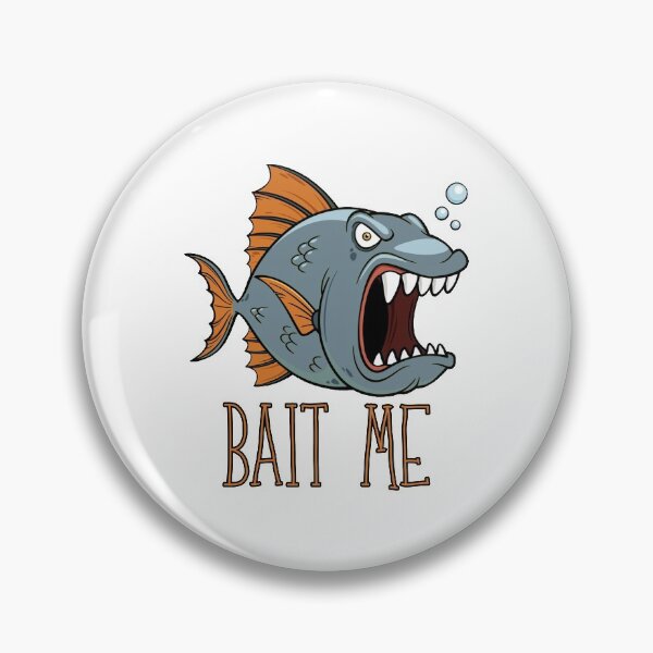 Item preview, Bait Me - Angry Grumpy Fish designed and sold by Kaos Urbanwear.