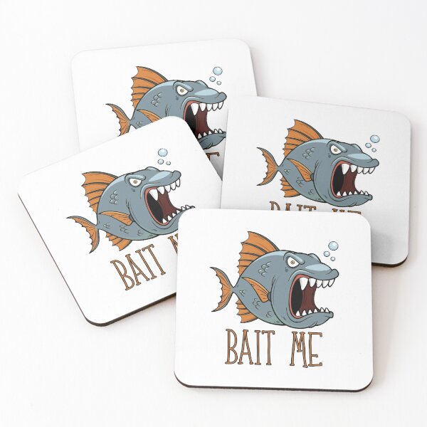 Item preview, Bait Me - Angry Grumpy Fish designed and sold by Kaos Urbanwear.