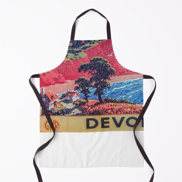 Item preview, Devon retro poster designed and sold by CorasPosters.
