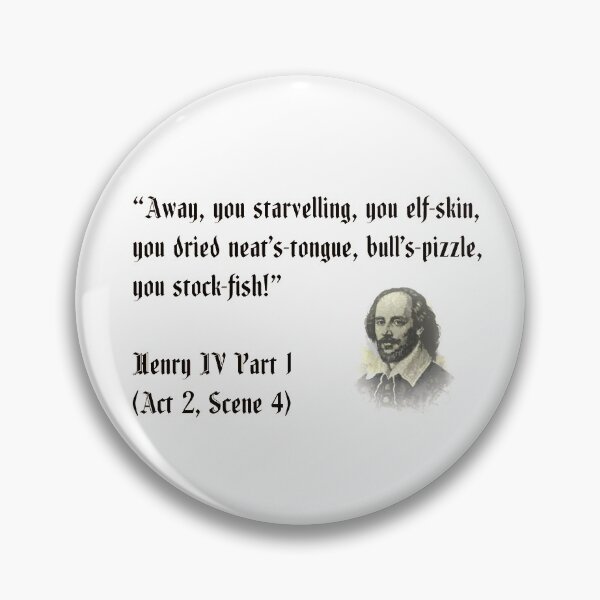 Item preview, Shakespeare Insult Sin Fondo Texto Negro 01 designed and sold by Tasty-Brain.