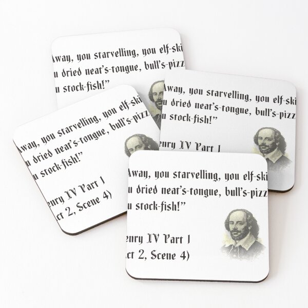 Item preview, Shakespeare Insult No Background Black Text 01 designed and sold by Tasty-Brain.