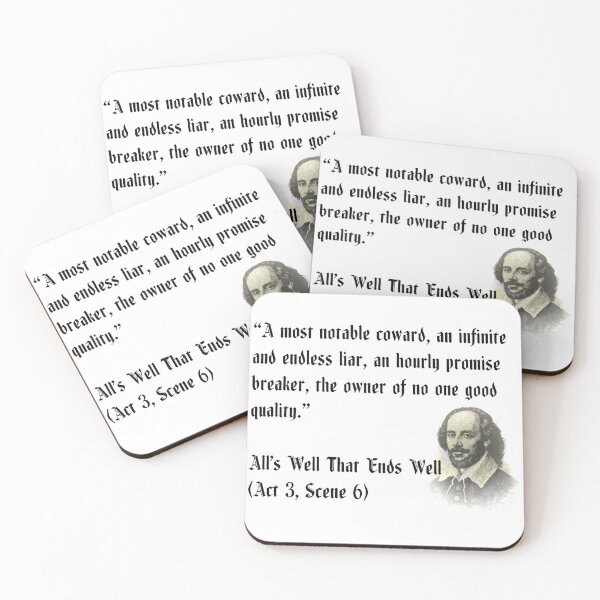 Item preview, Shakespeare Insult No Background Black Text 02 designed and sold by Tasty-Brain.