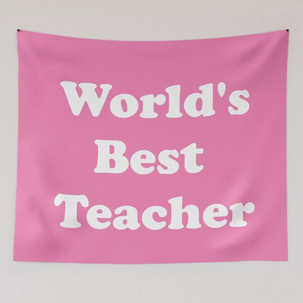 Item preview, World's Best Teacher designed and sold by ThingsByJoy.