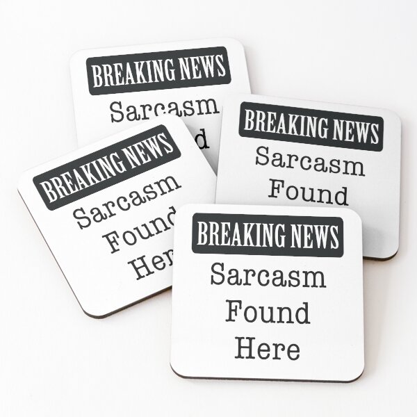 Item preview, Breaking News - Sarcasm Found Here designed and sold by LovenLaughter.