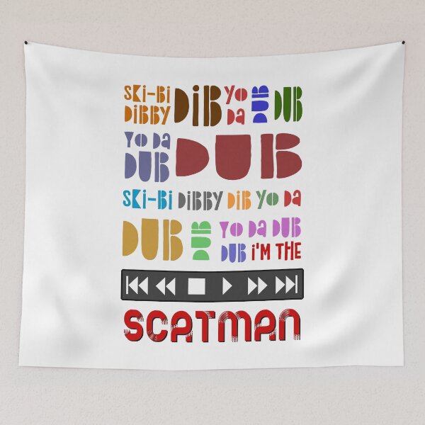 Item preview, The Scatman Lyric Shirt! designed and sold by rafapenteado.