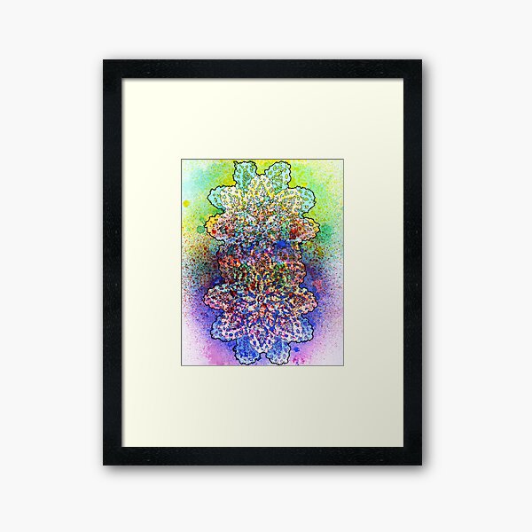 Stain 5 Framed Art Print