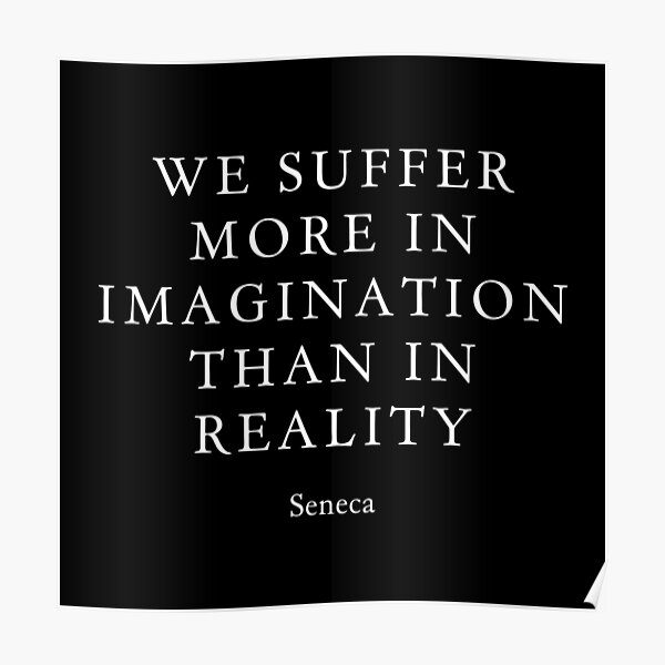 Seneca on Suffering Poster